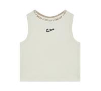 Nike Sportswear Haut 'DANCE' beige foncé / blanc perle, Taille 147-158