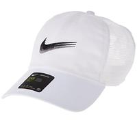Nike Sportswear Heritage 86 Swoosh Trucker, Unisexe, Blanc, Taille Unique