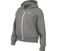 Nike Sportswear HJ0995-063 Phoenix Sweat à Capuche en Polaire pour Femme avec Fermeture éclair sur Toute la Longueur, Gris chiné/Voile