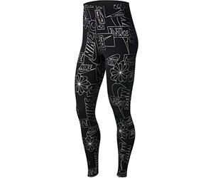 Nike Sportswear Icon Clash Hw Tight AOP Femme, Black, FR : L (Taille Fabricant : L)