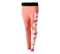 Nike Sportswear Leg A See Just Do It Collant Tight Femmes - Corail , Blanc, Taille L