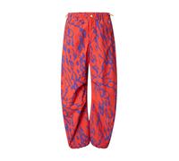 Nike Sportswear Pantalon bleu / rouge orangé / blanc, Taille 34
