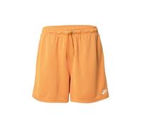 Nike Sportswear Pantalon 'CLUB FLOW' orange / blanc, Taille 29-30