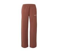 Nike Sportswear Pantalon 'PHNX FLC' marron / blanc, Taille 42