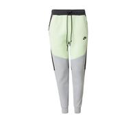 Nike Sportswear Pantalon 'TCH FLC' citron vert / gris / anthracite, Taille 31-32