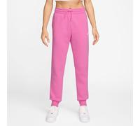Nike Sportswear Phoenix Fleece Women's Mid-Rise Sweatpants Playfl Pnk/Sail 14 (L) Female