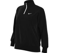 Nike Sportswear Phoenix HJ0931-010 Sweat-Shirt en Polaire Extra Large avec Fermeture éclair Quart pour Femme, Noir/Voile, Taille XL