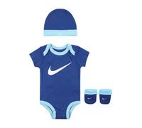 Nike Kids Ln0072 Short Sleeve Set Bleu 0-6 Months Garçons