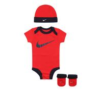 Nike Kids Ln0072 Short Sleeve Set Rouge 0-6 Months Garçon