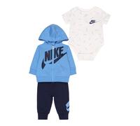 Nike Kids Just Do It Toss Short Sleeve Set 3 Units Bleu 0-3 Months Enfants