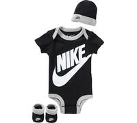 Nike Kids Futura Logo Box Short Sleeve Set Noir 0-6 Months Enfants