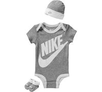 Nike Ensemble 3 pièces Futura Logo Box manches courtes Gris 6-12 mois