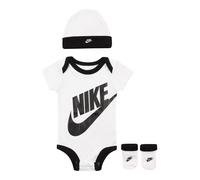 Nike Kids Futura Logo Box Short Sleeve Set Blanc 6-12 Months Garçons,Filles