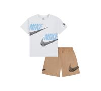 Nike Sportswear Set 'ITZ' camel / bleu clair / noir / blanc, Taille 86-92
