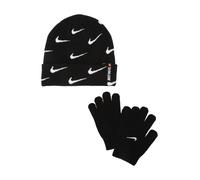 Nike Sportswear Set 'SWOOSH REPEAT' noir / blanc, Taille XXXS