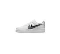 NIKE Sportswear - Sneakers AIR Force 1 '07 NDDC en Cuir, Blanc-Noir-Gris (10)