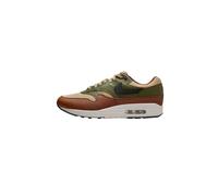 NIKE Sportswear - Sneakers AIR Max 1 ESS PRM en synthétique, Olive Verte-Noir (8.5)