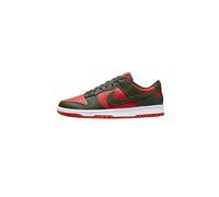 NIKE Sportswear - Sneakers Dunk Low Retro BTTYS en Cuir, Rouge-Kaki-Blanc (9)