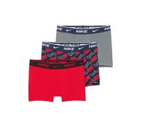 Nike Sportswear Sous-vêtements 'EVERYDAY' bleu marine / gris / rouge feu / blanc, Taille 147-158