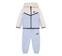 Nike Sportswear Survêtement 'TECH FLEECE' bleu clair / noir / blanc, Taille 116