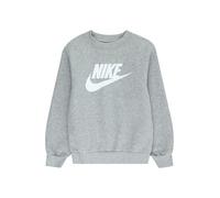 Nike Top K NSW Club FLC Crew Ls Hbr, DK Grey Heather/White, FD2992-063, S