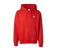 Nike Sportswear Sweat-shirt 'Club Fleece' rouge / blanc, Taille L