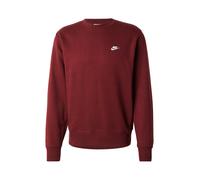 Nike Sportswear Sweat-shirt 'CLUB' lie de vin / blanc, Taille XXL
