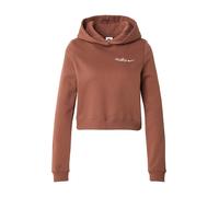 Nike Sportswear Sweat-shirt 'Phoenix Fleece' marron châtaigne / blanc, Taille XS