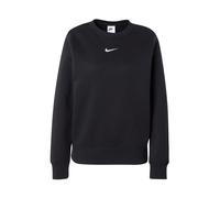 Nike Sportswear Sweat-shirt 'Phoenix Fleece' noir / blanc, Taille L