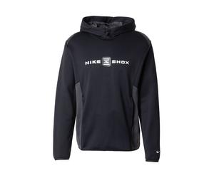 Nike Sportswear Sweat-shirt 'SHOX' gris foncé / noir / blanc, Taille S