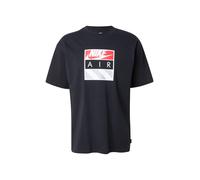 Nike Sportswear T-Shirt 'Air' bleu-gris / rouge / noir / blanc, Taille M