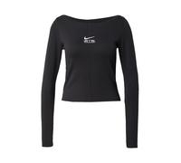 Nike Sportswear T-shirt 'Air' noir / blanc, Taille L