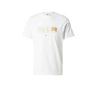 Nike Sportswear T-Shirt 'AIR' or / blanc, Taille S