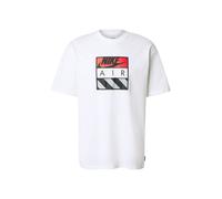 Nike Sportswear T-Shirt 'AIR' rouge / noir / blanc, Taille L