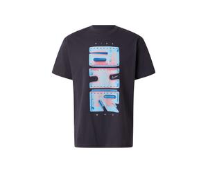 Nike Sportswear T-Shirt 'AM DAY PLUS' azur / aqua / rose / noir, Taille XS