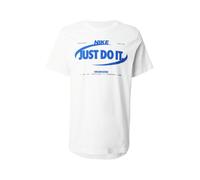 Nike Sportswear T-Shirt bleu / blanc, Taille M