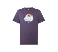 Nike Sportswear T-Shirt 'CAFE SWOOSH MUG' cognac / cappuccino / violet / blanc, Taille M