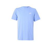 Nike Sportswear T-Shirt 'CLUB' bleu-gris / blanc, Taille S