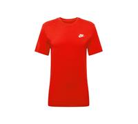 Nike Sportswear T-Shirt 'Club' rouge / blanc, Taille M