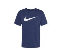 Nike Sportswear T-Shirt fonctionnel 'Swoosh' bleu marine / blanc, Taille M