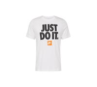 Nike Sportswear T-Shirt orange / noir / blanc, Taille M