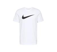 Nike Sportswear T-Shirt 'Swoosh' noir / blanc cassé, Taille S