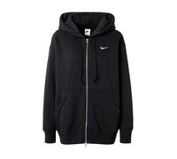 Nike Hooded Full Zip Ls Top W NSW Phnx FLC Fz Os Hoodie, Black/Sail, DQ5758-010, L