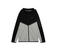 Nike Sportswear Veste de survêtement 'TCH FLC' gris foncé / gris chiné / noir, Taille 138-147