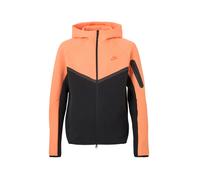 Nike Sportswear Veste de survêtement 'Tech Fleece' anthracite / orange / noir, Taille L