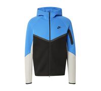 Nike Sportswear Veste de survêtement 'Tech Fleece' azur / gris clair / noir, Taille XS