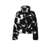 Nike Sportswear Veste en polaire 'STREET' noir / blanc cassé, Taille XS