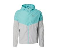 Nike Sportswear Veste mi-saison 'AIR' turquoise / gris clair / noir, Taille L