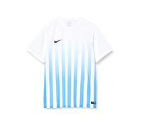 NIKE SS Striped Division II JSY T-Shirt pour Homme XL Blanc/Bleu/Noir (White/University Blue/Black)