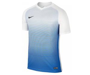 Nike SS YTH Segment IV JSY Maillot Manches Courtes pour Homme, Blanc (White/Royal Bleue/Black), S